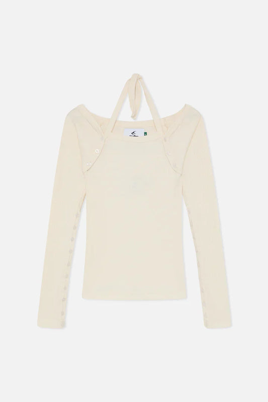 Scuffers Toggle Ecru Long sleeve