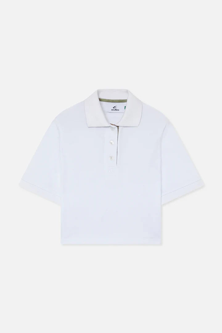 Scuffers Camo White Polo