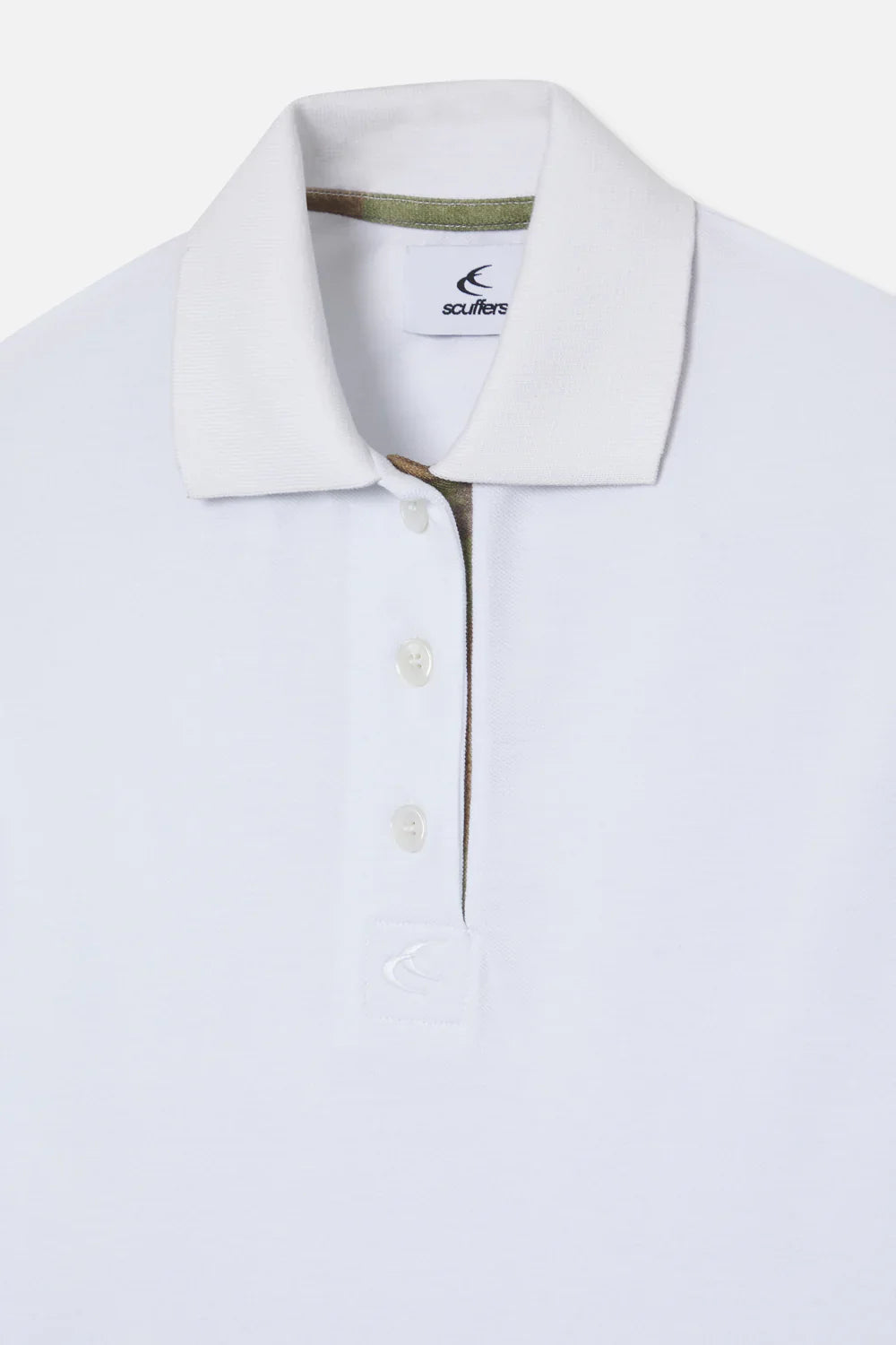 Scuffers Camo White Polo