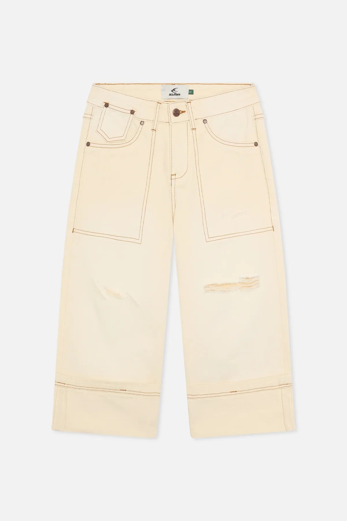 Scuffers Capri Ecru Pants