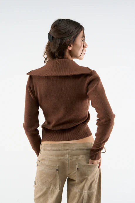 Scuffers Nusa Brown Zipper