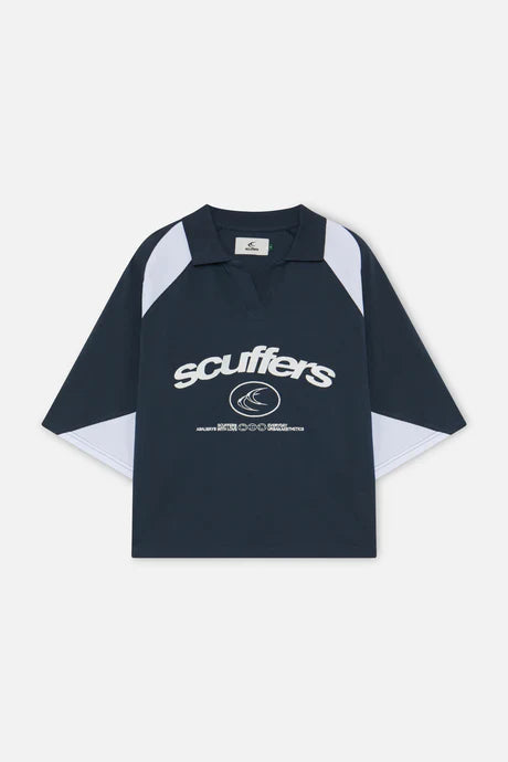 Scuffers Effortless Navy Polo