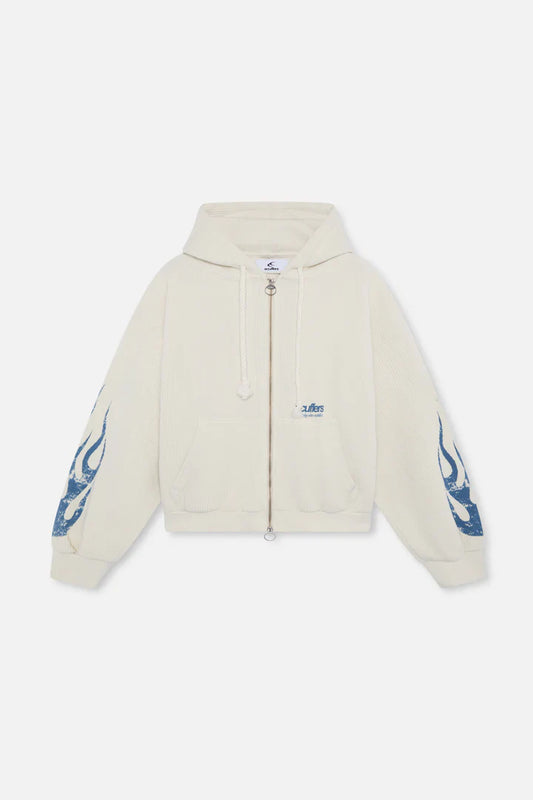 Scuffers Flame Ecru Zipper