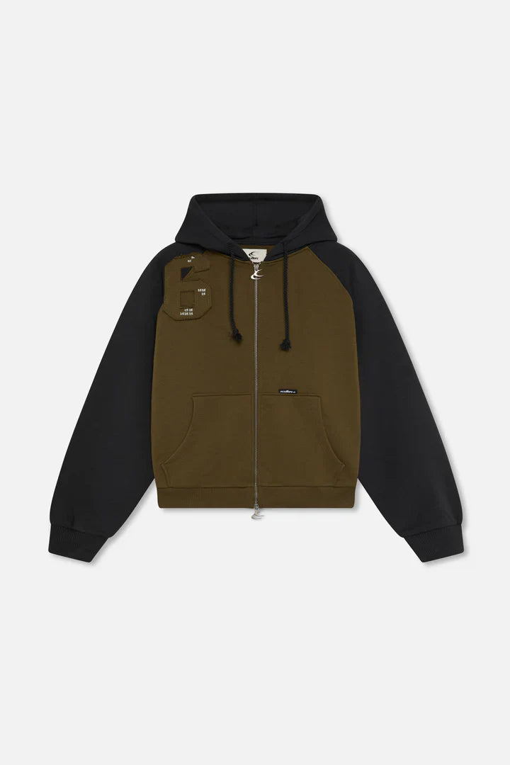 Scuffers Inside Green Zipper
