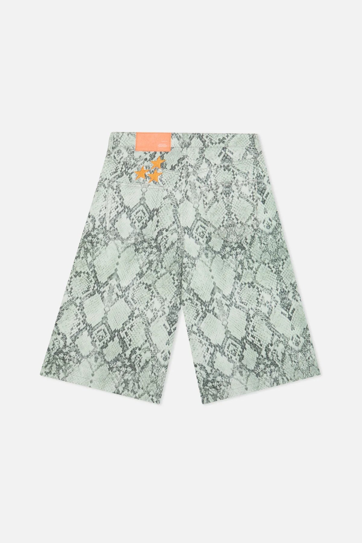 Scuffers Jumbo Green Snakeprint Shorts