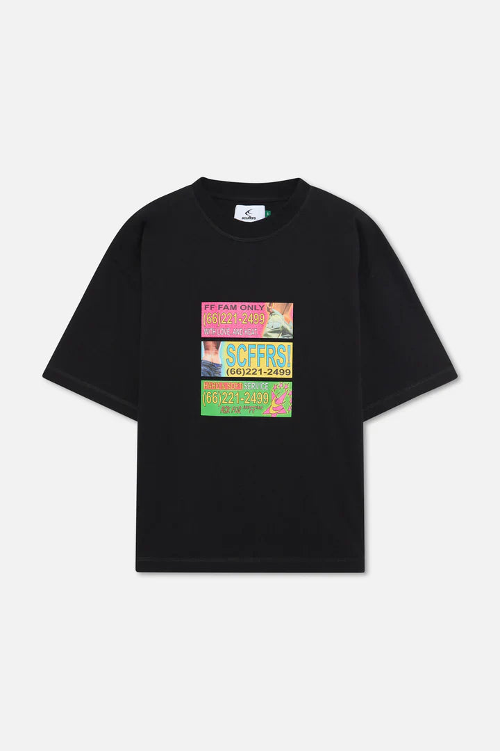 Scuffers Love and Heat Black T-Shirt