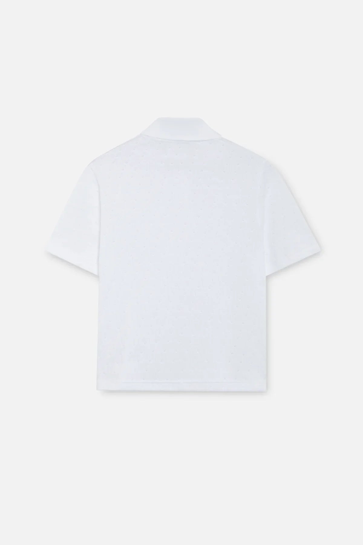 Scuffers Openwork White Polo