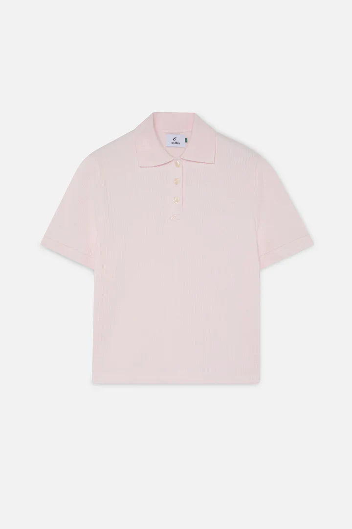 Scuffers Waffle Pink Polo