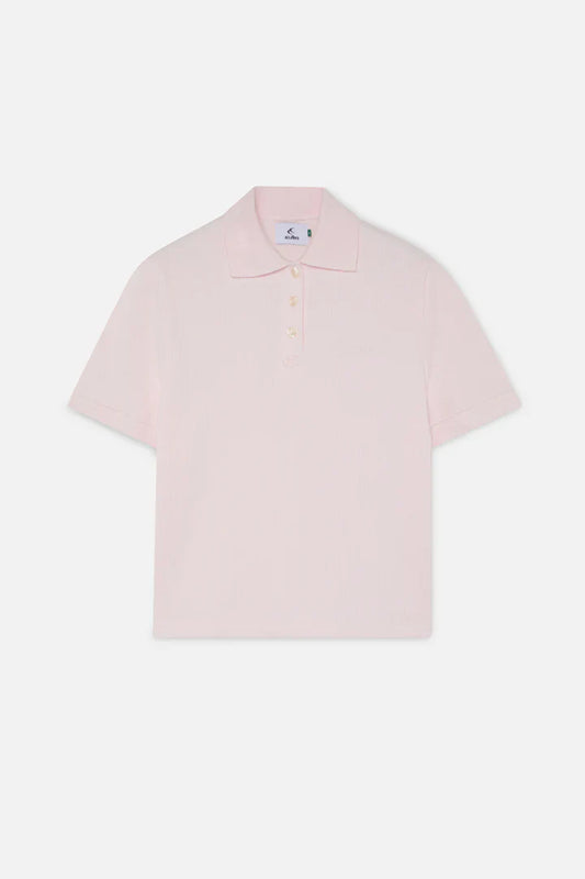 Scuffers Waffle Pink Polo