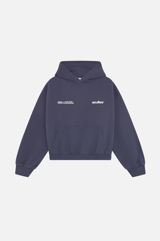 Scuffers Worldwide Blue Hoodie