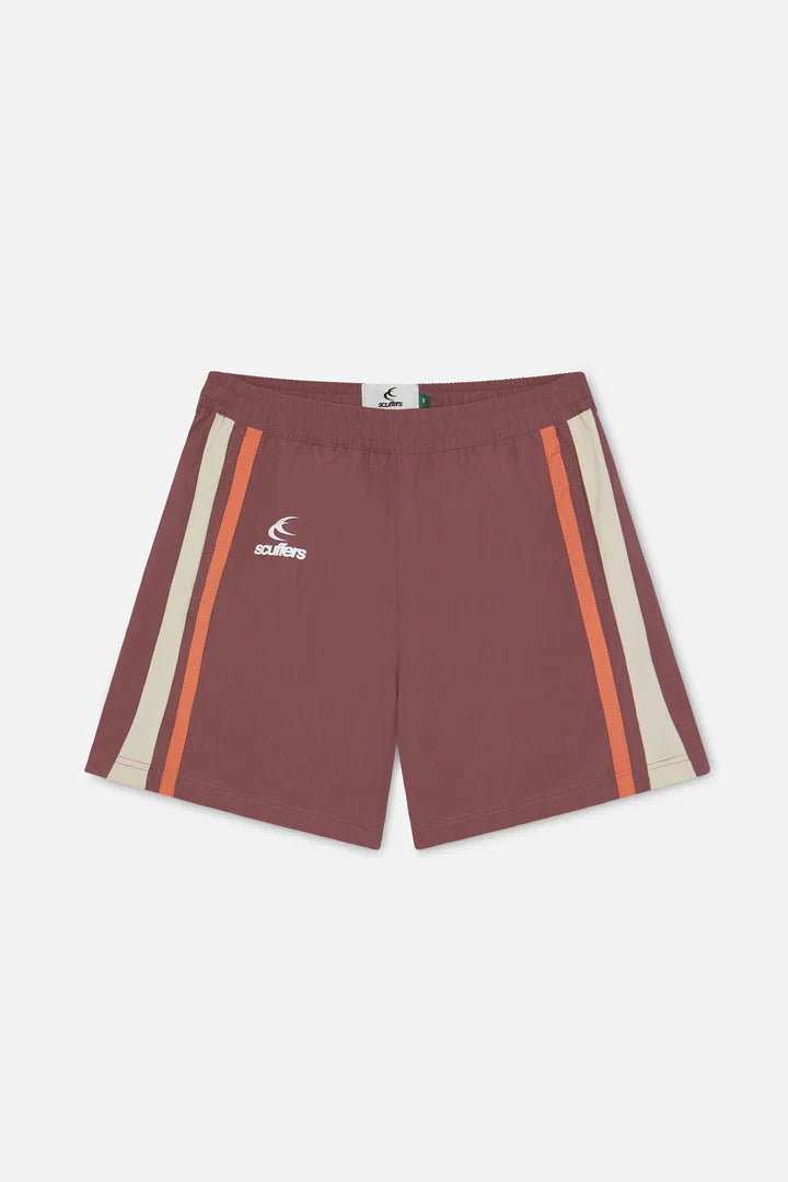Scuffers Tech Burgundy Shorts