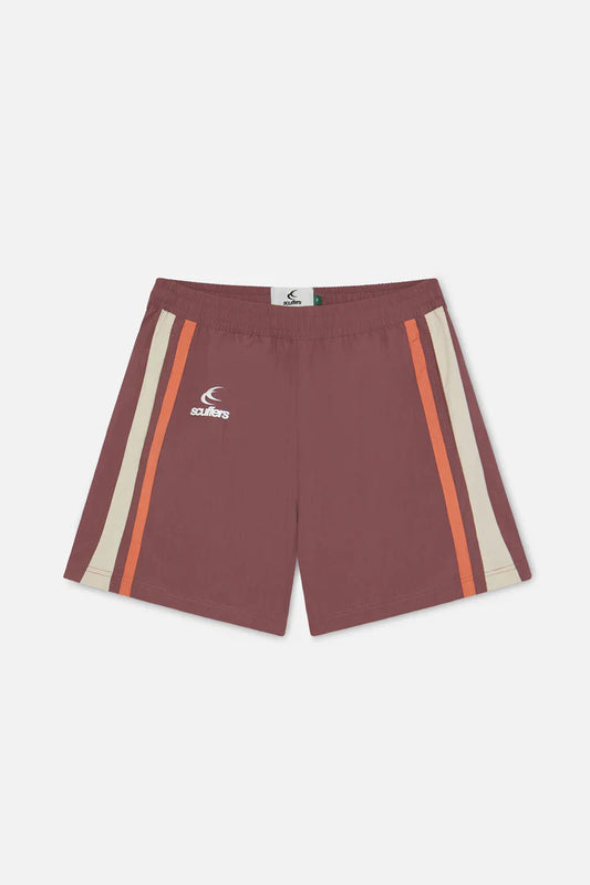 Scuffers Tech Burgundy Shorts