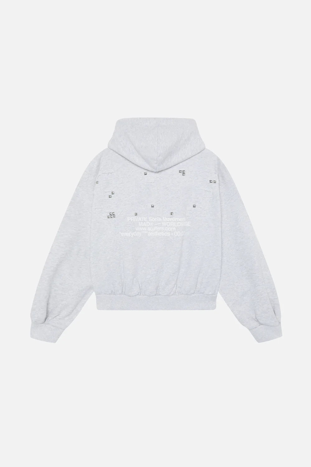 Scuffers Worldwide Grey Melange Hoodie